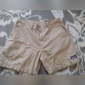 Patagonia Men's Khaki Flat Front Shorts